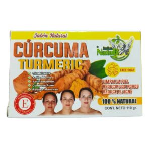 JABON NATURAL DE CURCUMA TURMERIC (110gr) - INKA NATUR