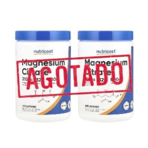 MAGNESIUM CITRATE 210 MG X 500gr DE NUTRICOST - DUO