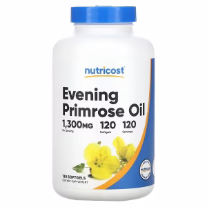 EVENING PRIMROSE OIL 1,300 MG X 120 CAPS - NUTRICOST