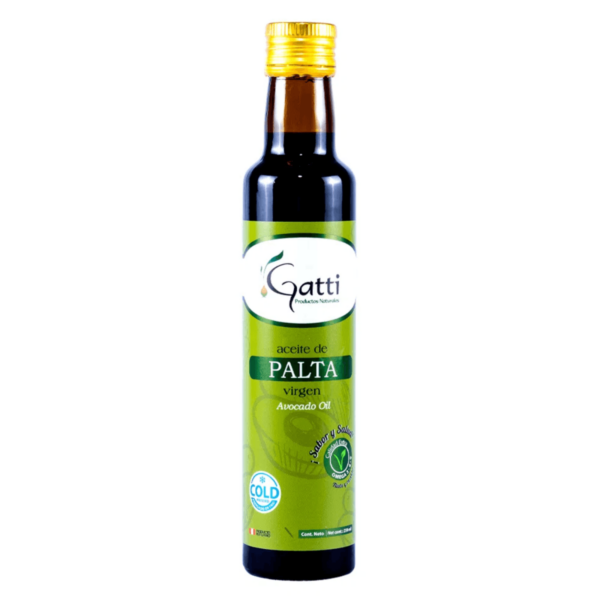 ACEITE DE PALTA VIRGEN (VIDRIO 250 ML) - GATTI