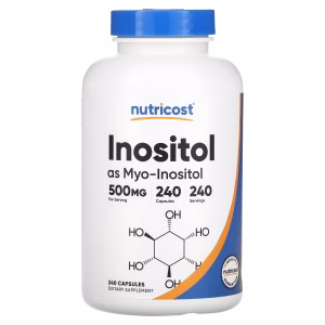 INOSITOL AS MYO-INOSITOL 500 MG X 240 CAPS - NUTRICOST