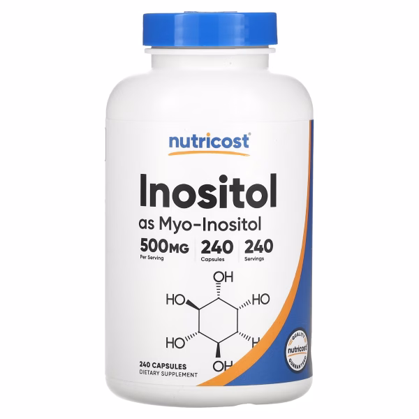 INOSITOL AS MYO-INOSITOL 500 MG X 240 CAPS - NUTRICOST