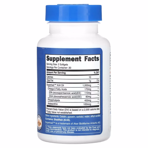 KRILL OIL 1,000 MG X 60 SOFT - NUTRICOST - Imagen 2