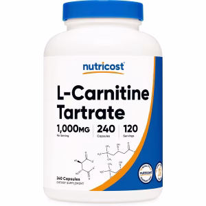 L-CARNITINE TARTRATE 1,000 MG X 240 CAPS - NUTRICOST