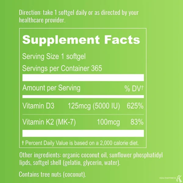 LIPOSOMAL D3 + K2  X 365 SOFT - UPNOURISH - Imagen 3