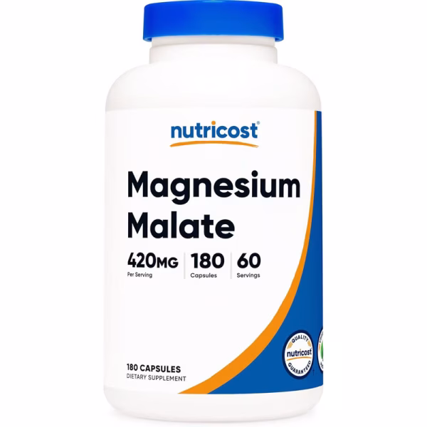 MAGNESIUM MALATE 420 MG X 180 - NUTRICOST