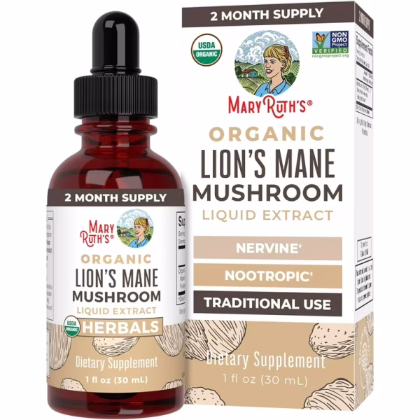 ORGANIC LION'S MANE MUSHROOM (30 ML) - MARY RUTH'S - Imagen 5