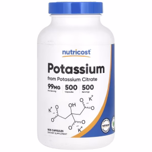 POTASSIUM 99 MG X 500 CAPS - NUTRICOST