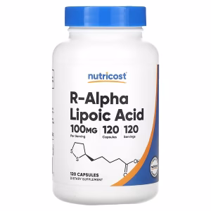 R-ALPHA LIPOIC ACID 100 MG X 120 CAPS - NUTRICOST