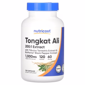 TONGKAT ALI 1,000 MG X 120 CAPS - NUTRICOST