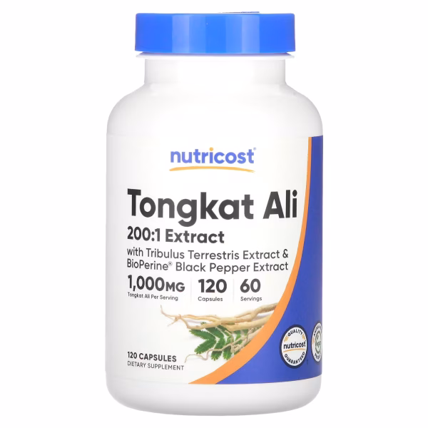 TONGKAT ALI 1,000 MG X 120 CAPS - NUTRICOST