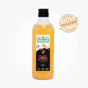 VINAGRE SIDRA DE MANZANA (VIDRIO 500 ML) - ECO VALLE