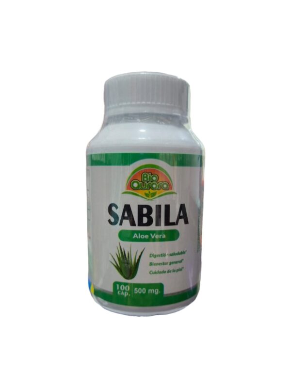 SABILA CON ALOE VERA 500 MG X 100 CAPS - BIOAURORA