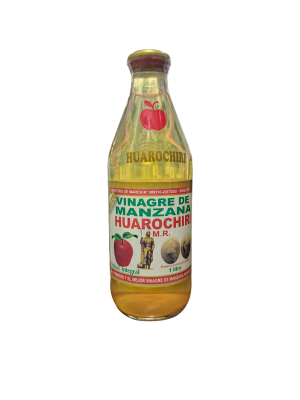 VINAGRE DE MANZANA (VIDRIO 1 L) - HUAROCHIRI