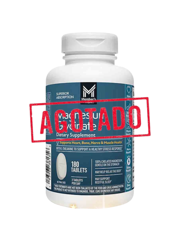 MAGNESIUM GLYCINATE 180 TABLETS - MEMBER'S MARK