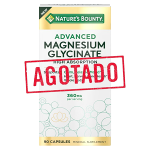 ADVANCED MAGNESIUM GLYCINATE 360 MG X 90 CAPS - NATURE'S BOUNTY