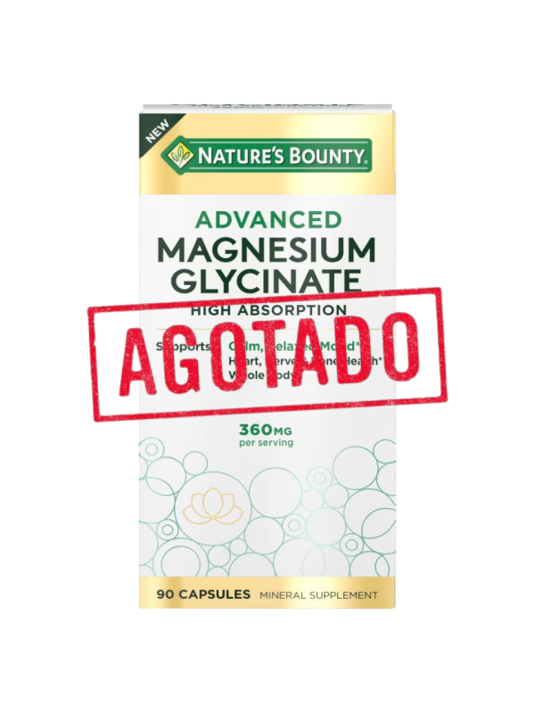 ADVANCED MAGNESIUM GLYCINATE 360 MG X 90 CAPS - NATURE'S BOUNTY