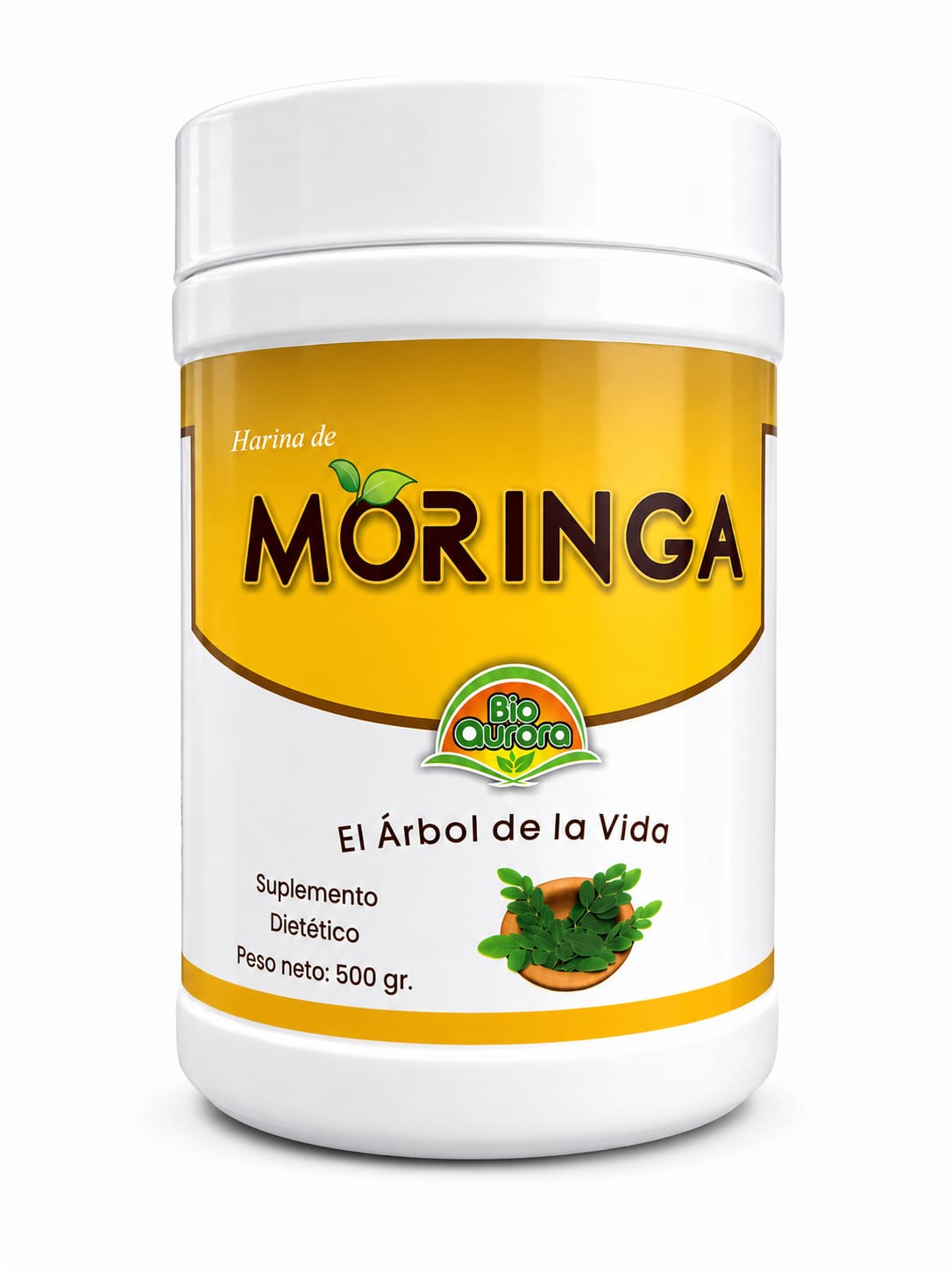HARINA DE MORINGA 500gr POTE - BIO AURORA