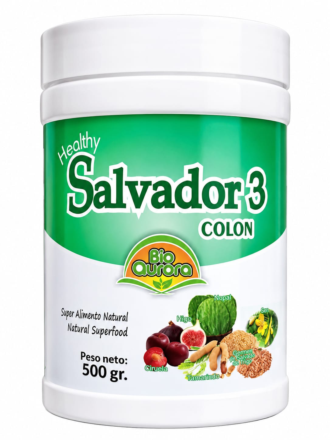 HEALTHY SALVADOR 3 COLON 500 gr POTE - BIO AURORA