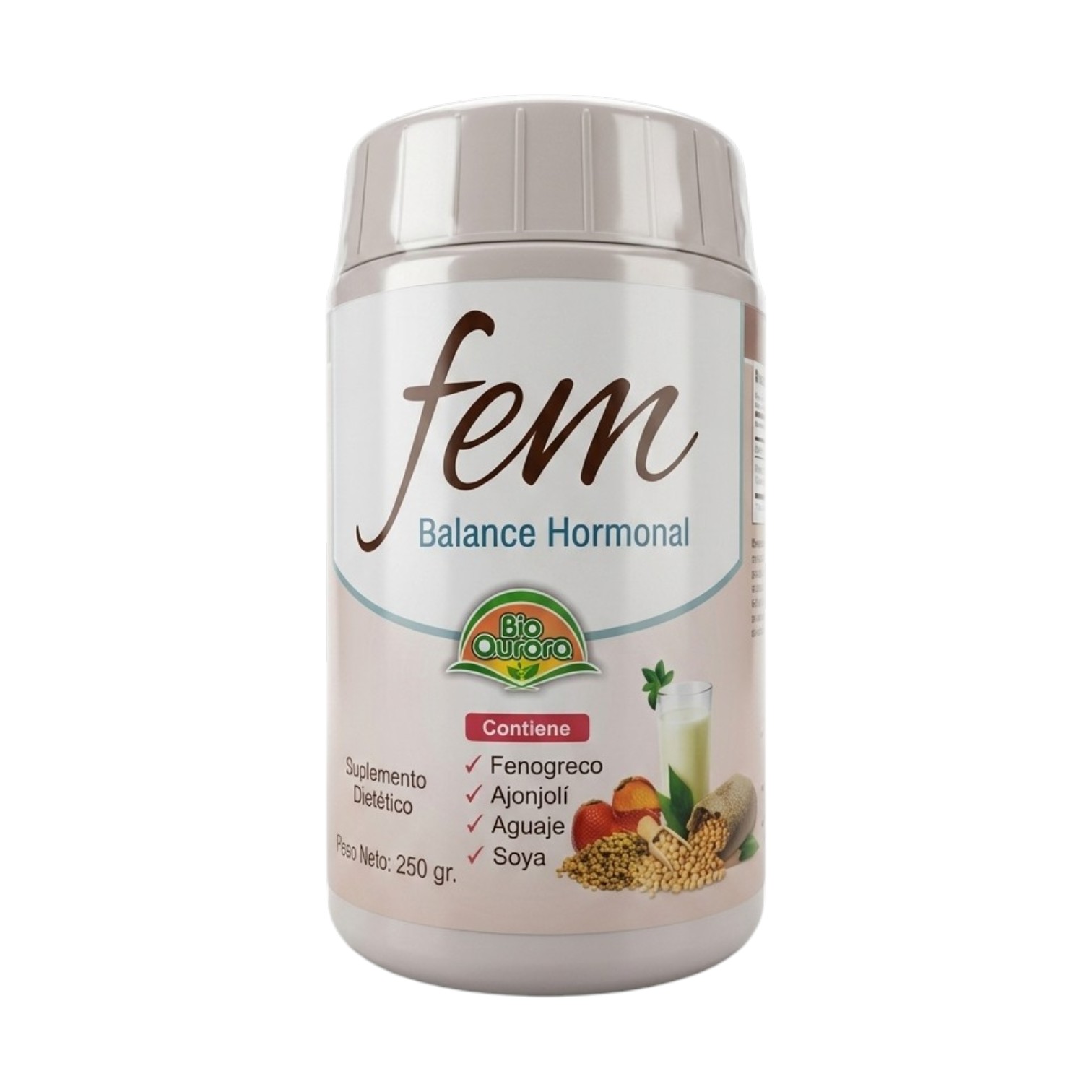 FEM BALANCE HORMONAL 250 gr POTE - BIO AURORA - Imagen 3