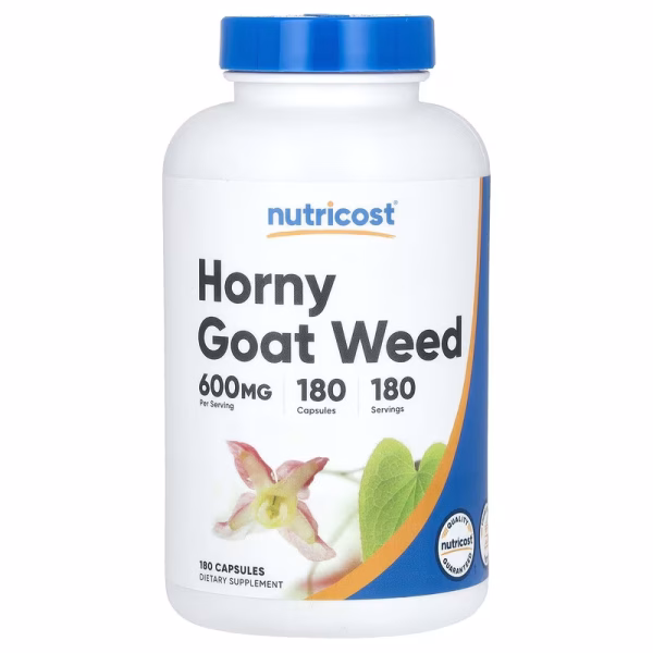HORNY GOAT WEED 600 MG x 180 CAPS - NUTRICOST - Imagen 3