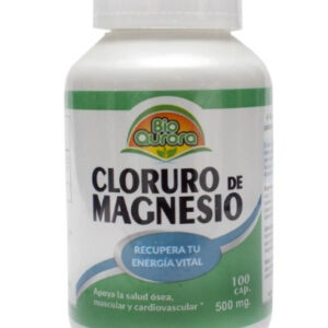 CLORURO DE MAGNESIO 500 MG X 100 CAPS - BIOAURORA