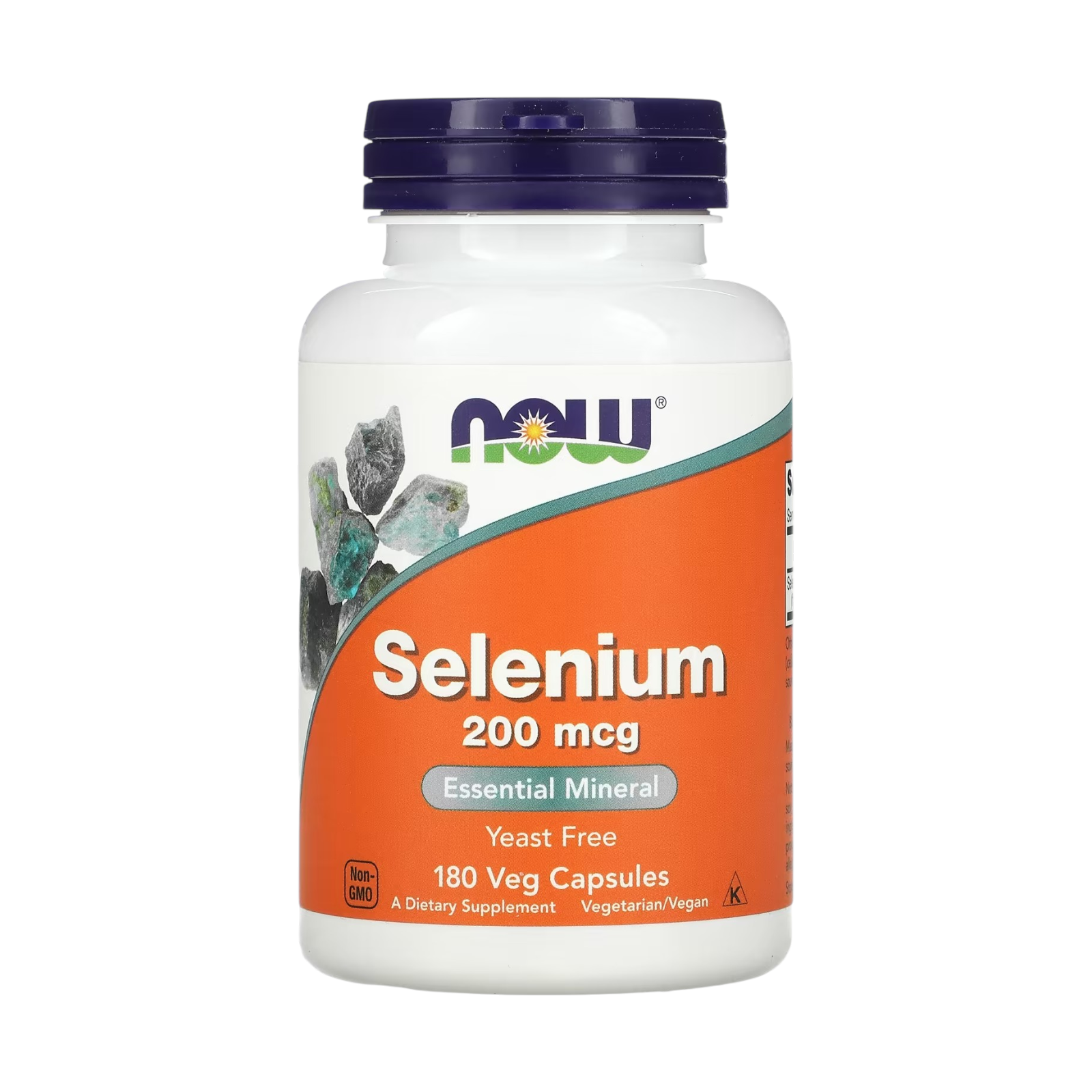 SELENIUM 200 MCG x 180 CAPS - NOW - Imagen 3