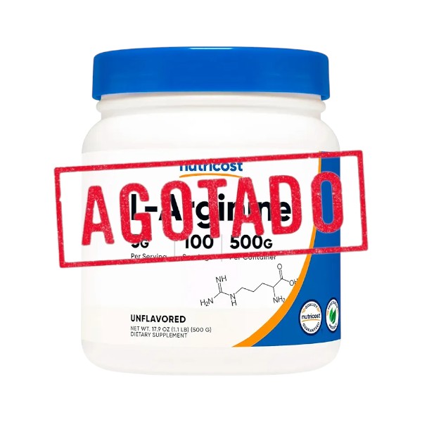 L-ARGININE (500 Gr POLVO) - NUTRICOST
