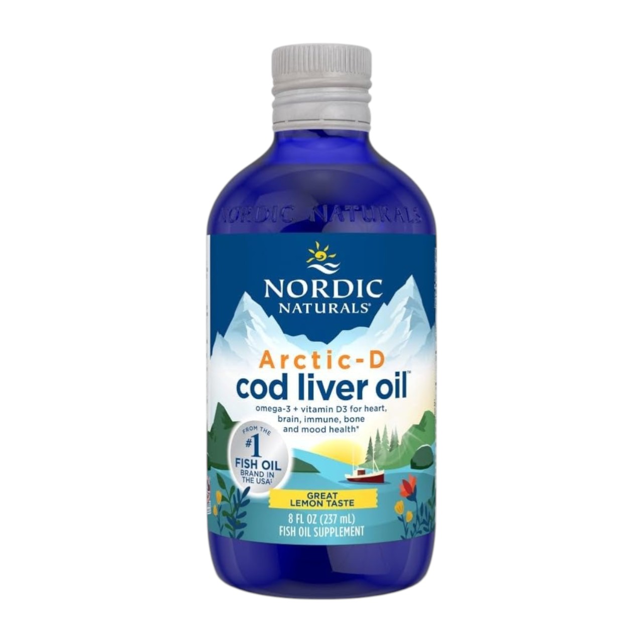 ARCTIC-D COD LIVER OIL (Aceite de hígado de bacalao) 237 ML - NORDIC NATURALS