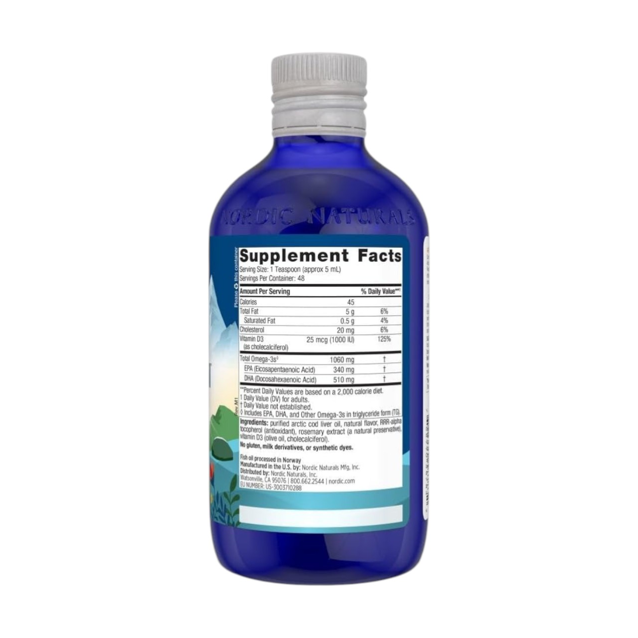 ARCTIC-D COD LIVER OIL (Aceite de hígado de bacalao) 237 ML - NORDIC NATURALS - Imagen 3