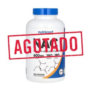 NAC Vegan N-Acetyl L-Cysteine 600 MG x 180 CAPS - NUTRICOST