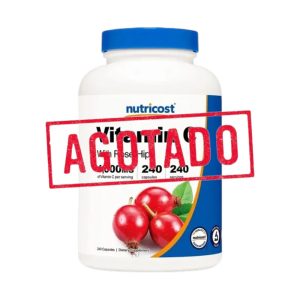 VITAMIN C WITH ROSE HIPS 1,000 MG x 240 CAPS - NUTRICOST