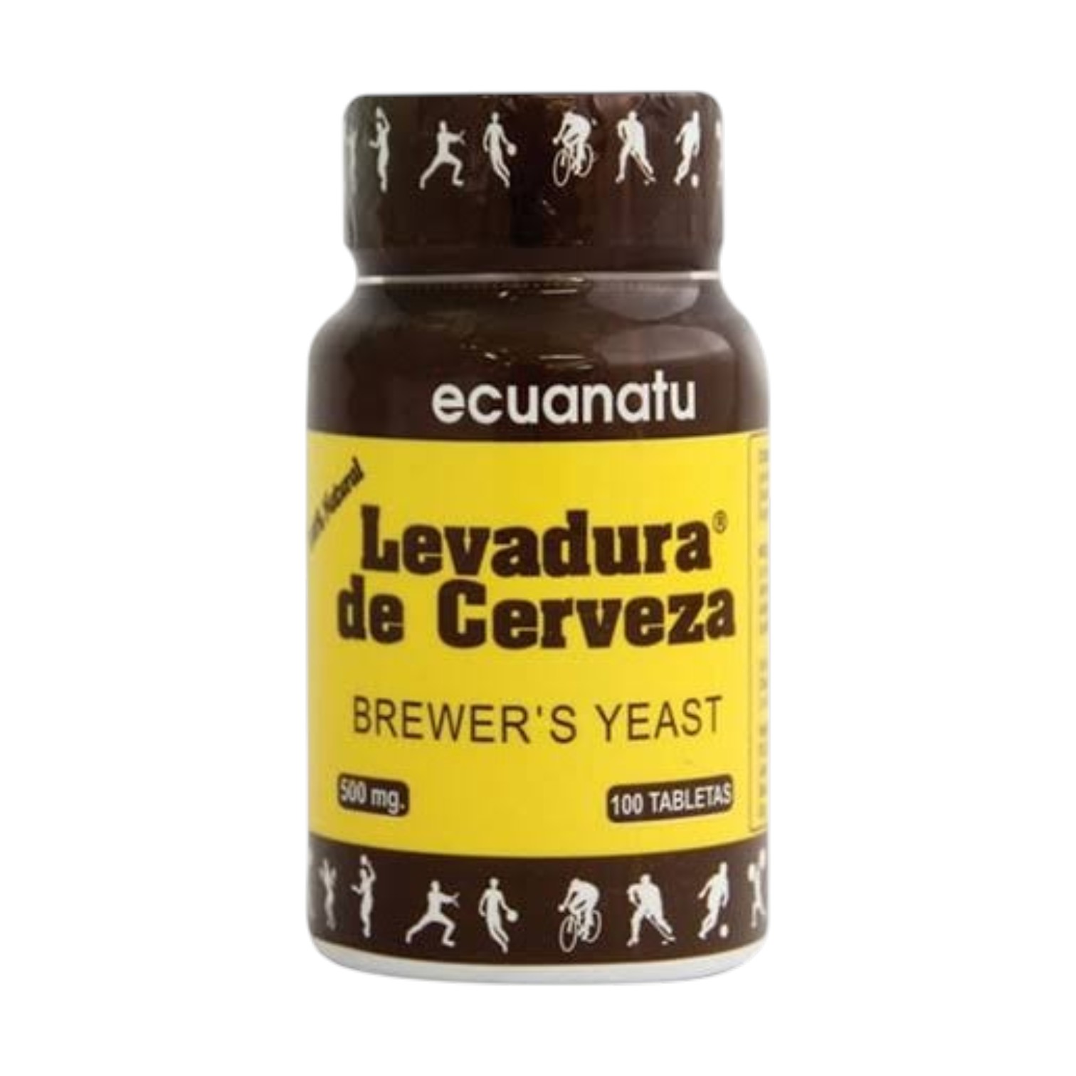 LEVADURA DE CERVEZA 500MG x 100 TABLETAS - ECUANATU - Imagen 2