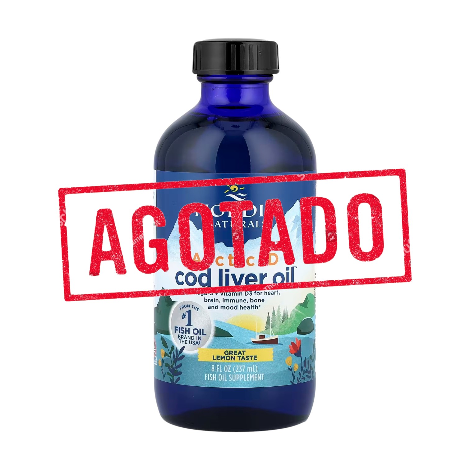 ARCTIC-D COD LIVER OIL (Aceite de hígado de bacalao) 237 ML - NORDIC NATURALS