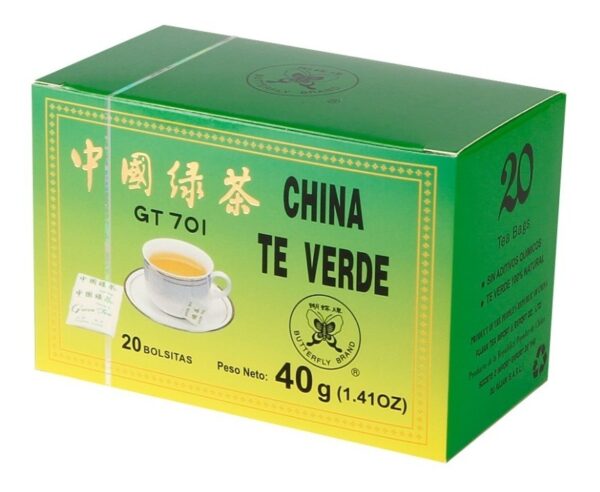 CHINA TE VERDE 40 gr - BUTTERFLY BRAND