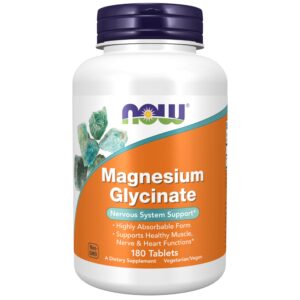 MAGNESIUM GLYCINATE X 180 TABLETS - NOW