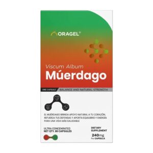 VISCUM ALBUM MUERDAGO 900 MG x 80 CAPS - ORAGEL
