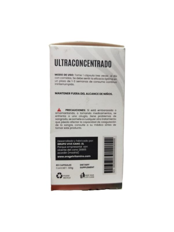 INDONESIAN TONGKAT ALI 600 MG X 80 SOFT - ORAGEL - Imagen 3