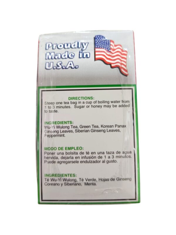 GREENGIN TEA 60 gr - KING'S - Imagen 2