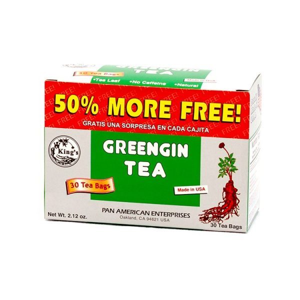 GREENGIN TEA 60 gr - KING'S - Imagen 4