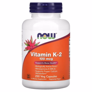 VITAMIN K-2 100MCG X 250 CAPS - NOW