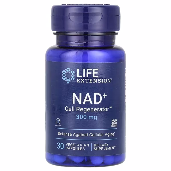 NAD+ CELL REGENERATOR 300 MG X 30 CAPS - LIFE EXTENSION