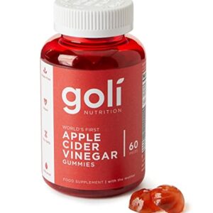 WORLD'S FIRST APPLE CIDER VINEGAR GUMMIES X 60 GUMS - GOLI