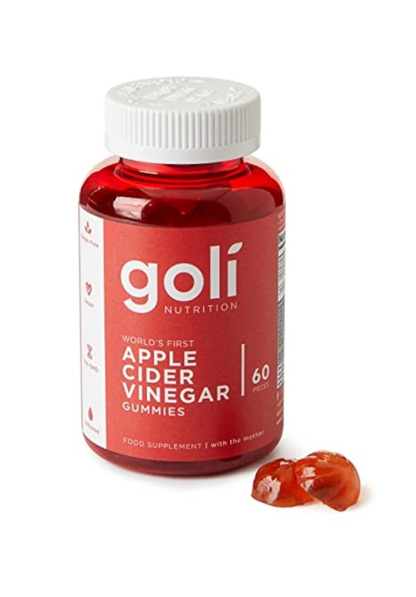 WORLD'S FIRST APPLE CIDER VINEGAR GUMMIES X 60 GUMS - GOLI