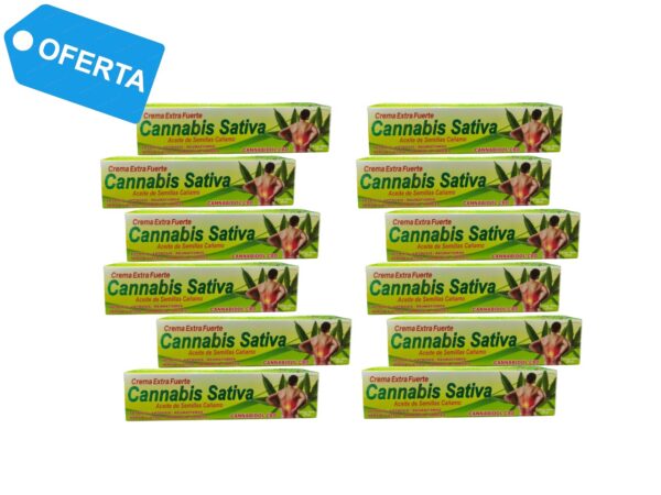 CANNABIS SATIVA (CREMA 30 gr) CANABIDOL CBD - DOCENA