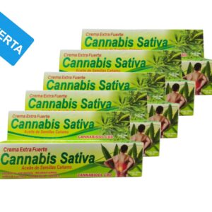 CANNNABIS SATIVA (CREMA 30gr) CANNABIDOL CBD - PACK 5
