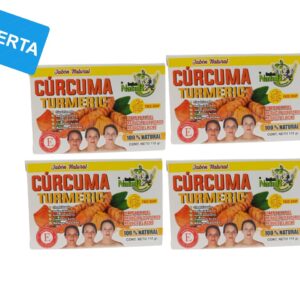 JABON NATURAL DE CURCUMA TURMERIC (110gr) INKA NATUR - PACK