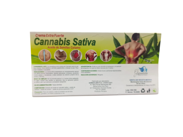CANNNABIS SATIVA (CREMA 30gr) CANNABIDOL CBD - PACK 5 - Imagen 2