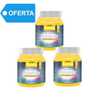 GOMITAS DE VALERIANA x 130 GOMS SOTTCOR - TRIPACK