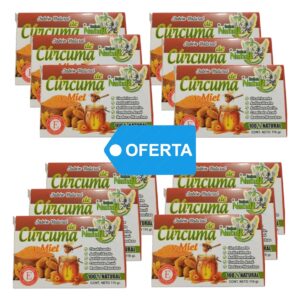 JABON NATURAL DE CURCUMA Y MIEL (110gr) INKA NATUR - DOCENA